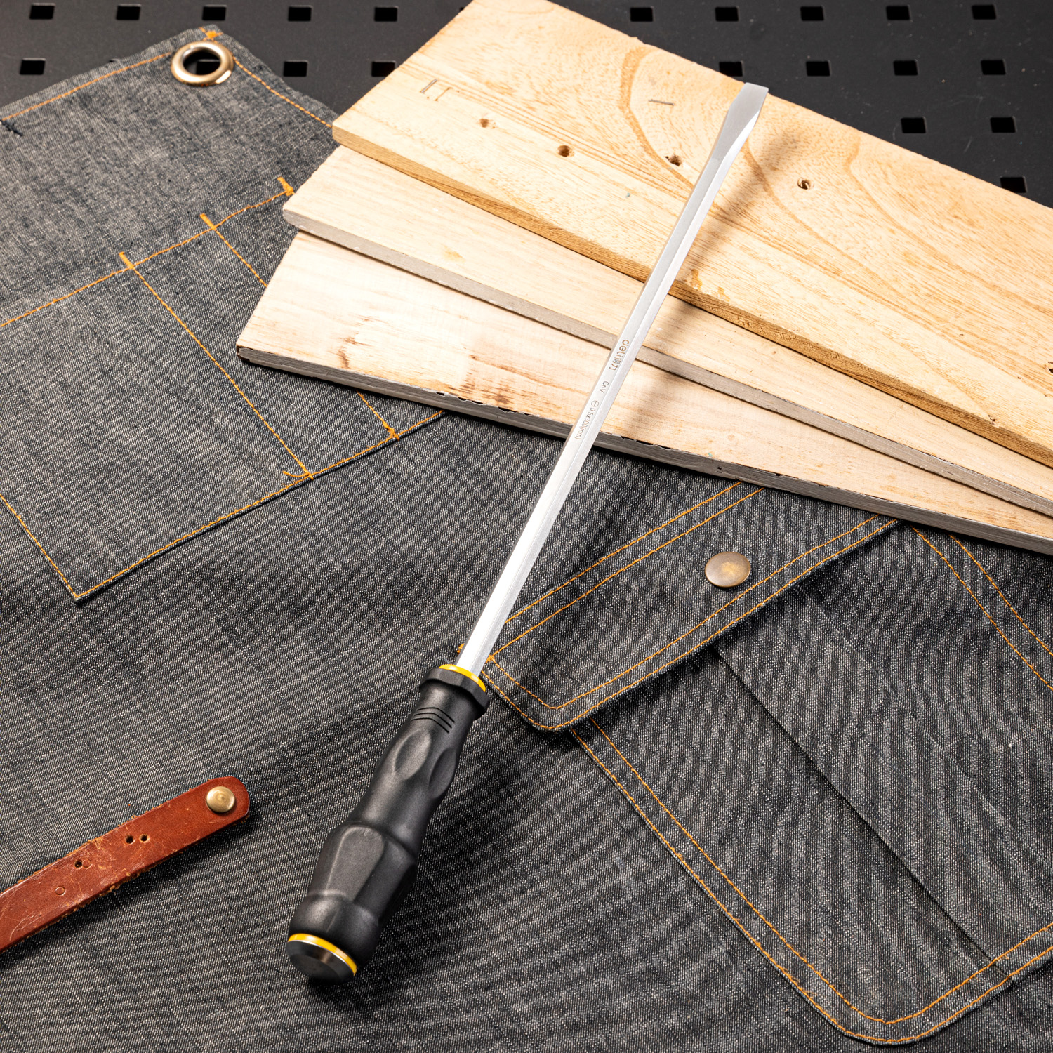 Obeng berlubang dengan shank pass-thru 9.5*300mm